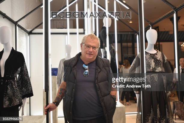 President Marty Staff attends the celebration of the BCBGMAXAZRIA SoHo store opening with Kate Young, Bernd Kroeber and InStyle on September 13, 2018...