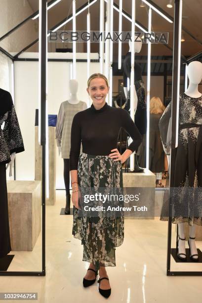 InStyle Magazine Fashion Feature Editor Laurie Pantin attends the celebration of the BCBGMAXAZRIA SoHo store opening with Kate Young, Bernd Kroeber...