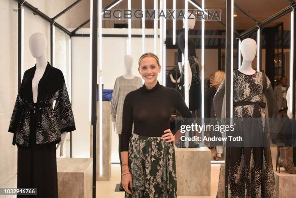 InStyle Magazine Fashion Feature Editor Laurie Pantin attends the celebration of the BCBGMAXAZRIA SoHo store opening with Kate Young, Bernd Kroeber...