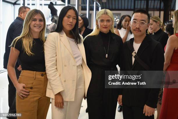 Stylist Kate Young attends the celebration of the BCBGMAXAZRIA SoHo store opening with Kate Young, Bernd Kroeber and InStyle on September 13, 2018 in...