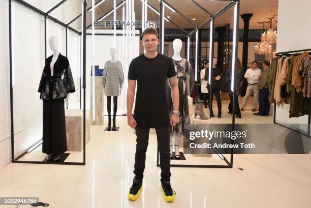 Creative Director Bernd Kroeber attends the celebration of the BCBGMAXAZRIA SoHo store opening with Kate Young, Bernd Kroeber and InStyle on...