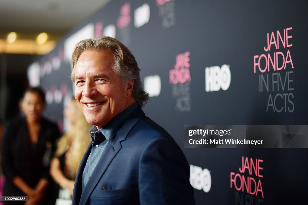 Premiere Of HBO's "Jane Fonda In Five Acts" - Red Carpet