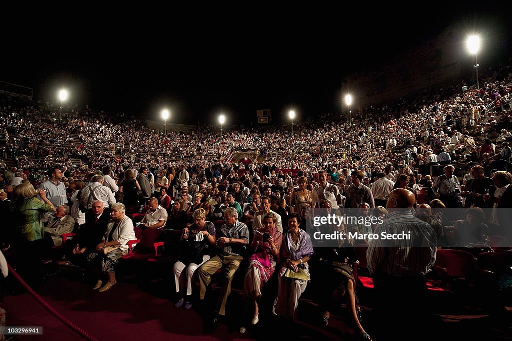 Opera Fans Descend On Verona As The Town Hosts The Annual Opera Festival