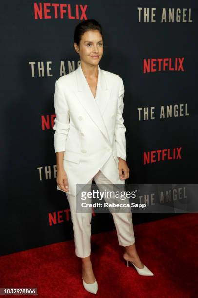 Hannah Ware attends the Los Angeles Special Screening of Netflix's "The Angel" at TCL Chinese Theatre on September 13, 2018 in Hollywood, California.