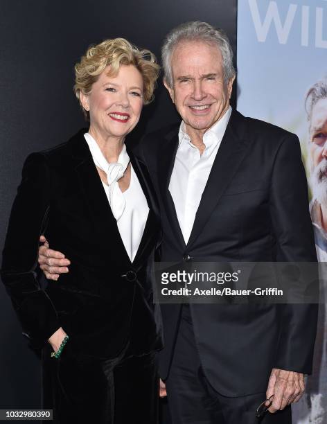 Annette Bening and Warren Beatty arrive at the premiere of Amazon Studios' 'Life Itself' at ArcLight Cinerama Dome on September 13, 2018 in...