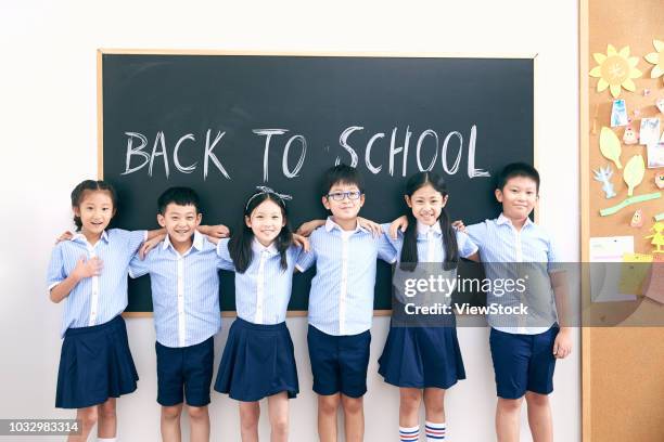 lovely students in the classroom - schoolgirl short skirt - fotografias e filmes do acervo