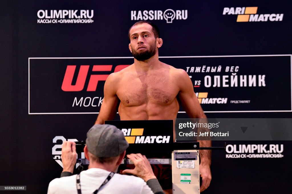 UFC Fight Night Weigh-in