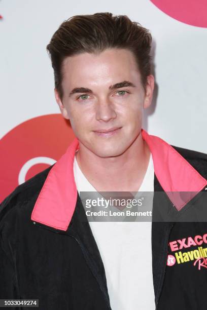 Jesse McCartney attends Loop Now Technologies And Two Bit Circus Celebrate The Launch Of Firework Mobile App at Two Bit Circus on September 13, 2018...