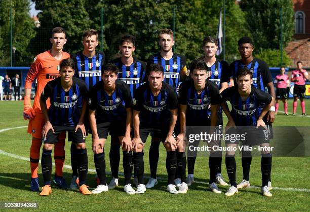 Internazionale during Fc Internazionale U19 V Cagliari U19 match at Stadio Breda on September 14, 2018 in Sesto San Giovanni, Italy.
