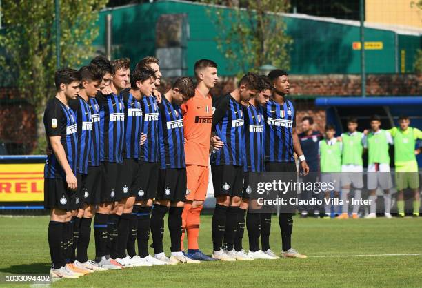 Internazionale during Fc Internazionale U19 V Cagliari U19 match at Stadio Breda on September 14, 2018 in Sesto San Giovanni, Italy.