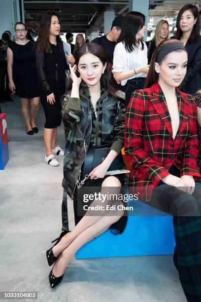 Actress Yang Mi attends the MICHAEL KORS COLLECTION Spring 2019 Runway Show, Asia Pacific Front Row Faces at Pier 17 on September 12, 2018 in New...