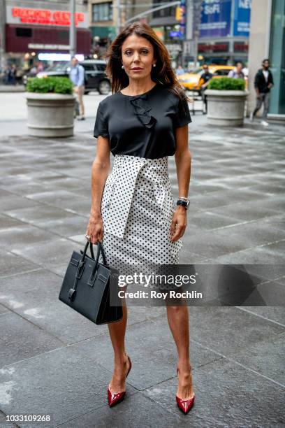 Bethenny Frankel visits Fox Business Network at Fox Business Network to discuss Hurricane Florence Studios on September 14, 2018 in New York City.