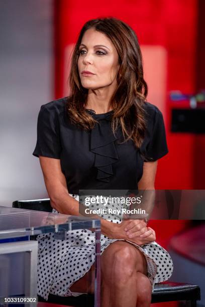 Bethenny Frankel visits Fox Business Network at Fox Business Network to discuss Hurricane Florence Studios on September 14, 2018 in New York City.