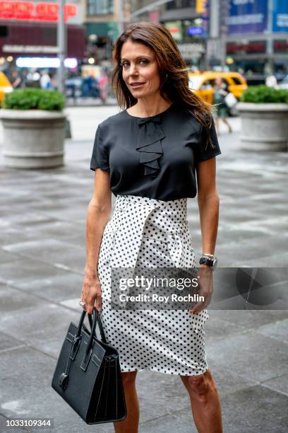 Bethenny Frankel visits Fox Business Network at Fox Business Network to discuss Hurricane Florence Studios on September 14, 2018 in New York City.