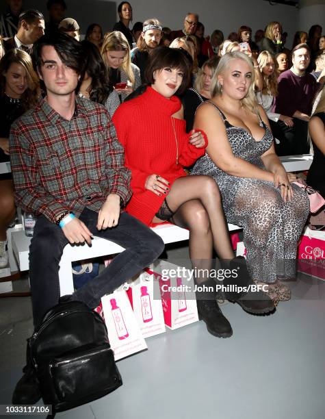 Daisy Lowe attends the Marta Jakubowski Show during London Fashion Week September 2018 at The BFC Show Space on September 14, 2018 in London, England.