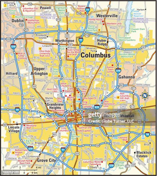 Columbus Timemap Columbus Map Photos and Premium High Res Pictures - Getty Images