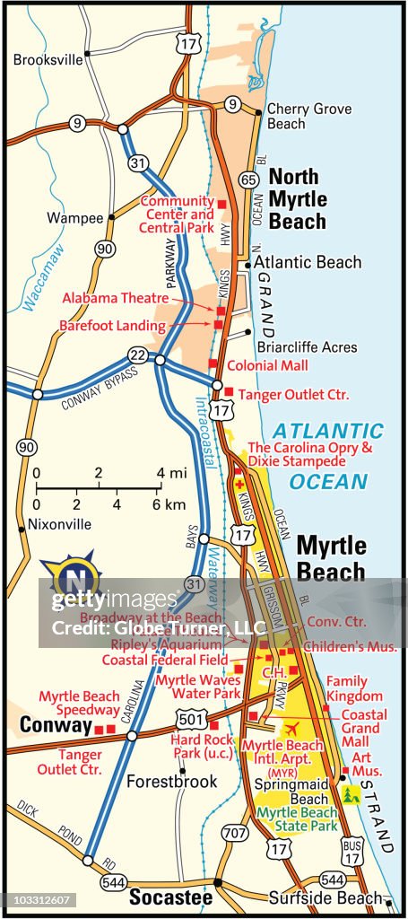 Myrtle Beach, South Carolina area