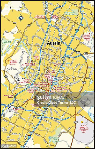Austinmap Austin City Map Photos and Premium High Res Pictures - Getty Images