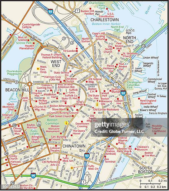 Boston Vector Map 237 Boston Vector Map High Res Illustrations - Getty Images