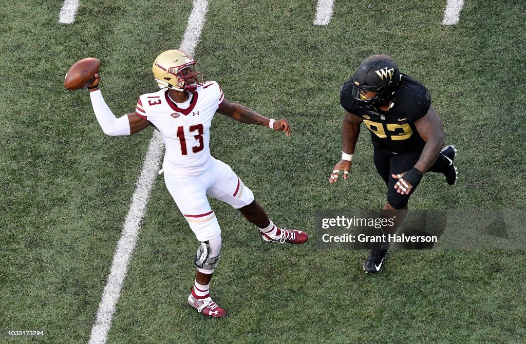 Boston College v Wake Forest