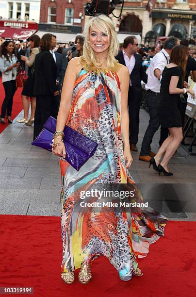 Liz McLarnon attends the UK premiere of The Expendables at Odeon Leicester Square on August 9, 2010 in London, England.