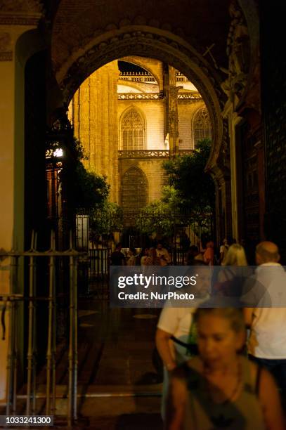 View of Catedral de Sevilla in Sevilla, Spain, on September 13, 2018.