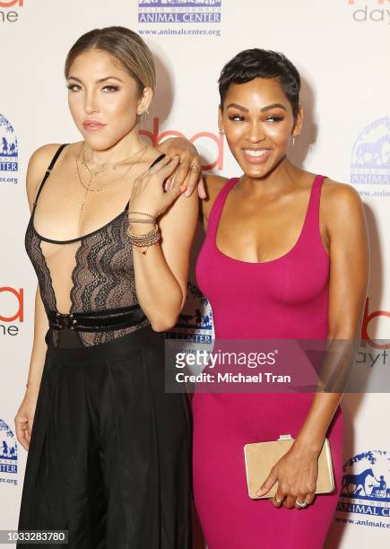 Joelle Ashley and Meagan Good attend the 2018 Daytime Hollywood Beauty Awards held on September 14, 2018 in Hollywood, California.