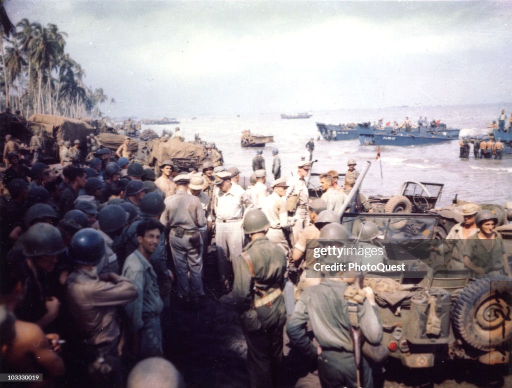 MacArthur On Leyte