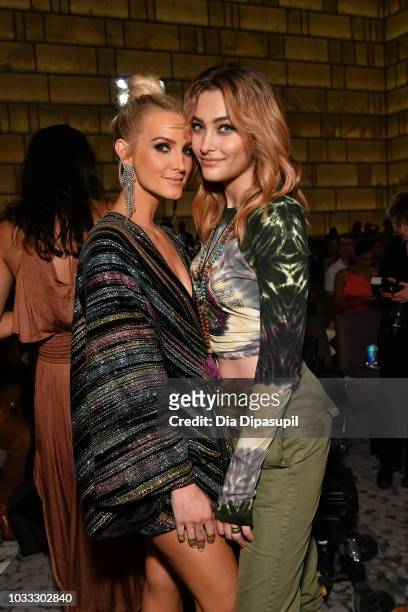 Ashlee Simpson and Paris Jackson attend Daily Front Row's Fashion Media Awards on September 6, 2018 in New York City.