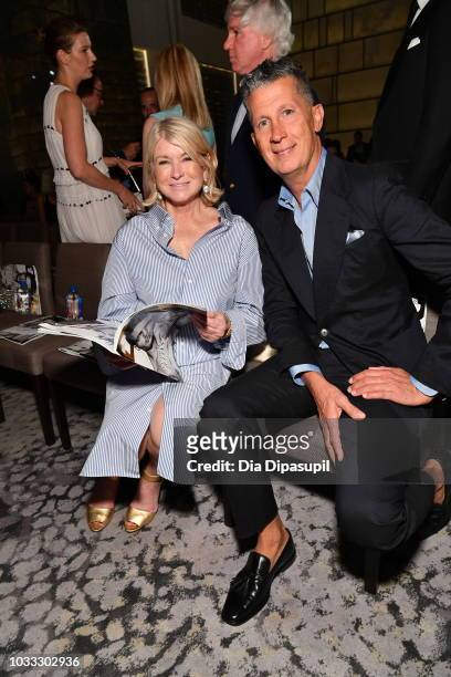 Martha Stewart and Stefano Tonchi attend Daily Front Row's Fashion Media Awards on September 6, 2018 in New York City.