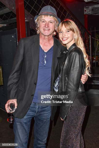 Detlev Buck and Lina Larissa Strahl during the YouTube Originals party at Festsaal Kreuzberg on September 12, 2018 in Berlin, Germany.