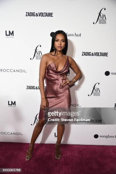 Karrueche Tran attends Daily Front Row's Fashion Media Awards on September 6, 2018 in New York City.