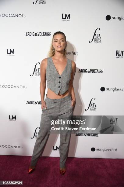 Nina Agdal attends Daily Front Row's Fashion Media Awards on September 6, 2018 in New York City.