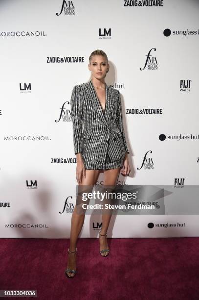 Devon Windsor attends Daily Front Row's Fashion Media Awards on September 6, 2018 in New York City.