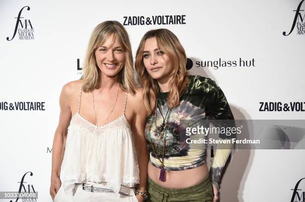 Cecilia Bonstorm and Paris Jackson attends Daily Front Row's Fashion Media Awards on September 6, 2018 in New York City.