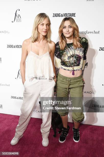 Cecilia Bonstorm and Paris Jackson attends Daily Front Row's Fashion Media Awards on September 6, 2018 in New York City.