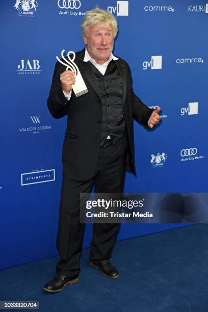 Joerg Schuettauf attends the Deutscher Schauspielpreis 2018 at Zoo Palast on September 14, 2018 in Berlin, Germany.