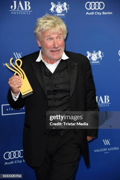 Joerg Schuettauf attends the Deutscher Schauspielpreis 2018 at Zoo Palast on September 14, 2018 in Berlin, Germany.