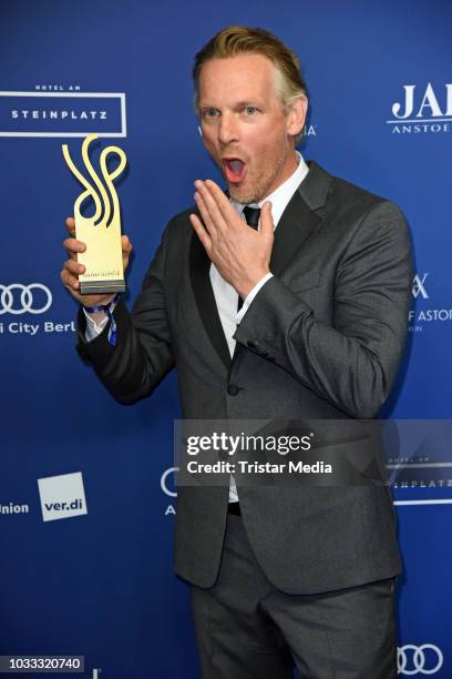 Dutch actor Barry Atsma attends the Deutscher Schauspielpreis 2018 at Zoo Palast on September 14, 2018 in Berlin, Germany.