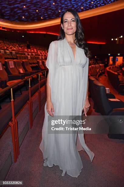 Bettina Zimmermann attends the Deutscher Schauspielpreis 2018 at Zoo Palast on September 14, 2018 in Berlin, Germany.