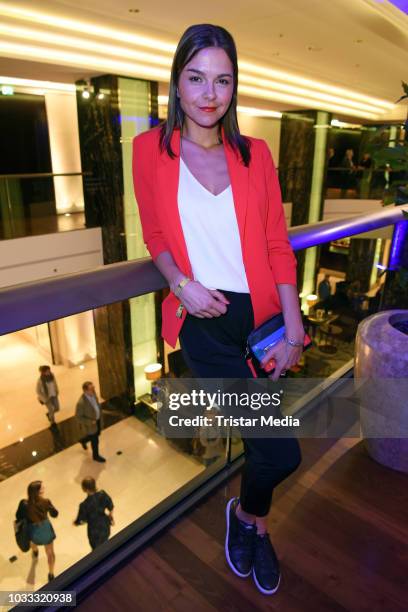 Susan Hoecke attends the Deutscher Schauspielpreis 2018 at Zoo Palast on September 14, 2018 in Berlin, Germany.