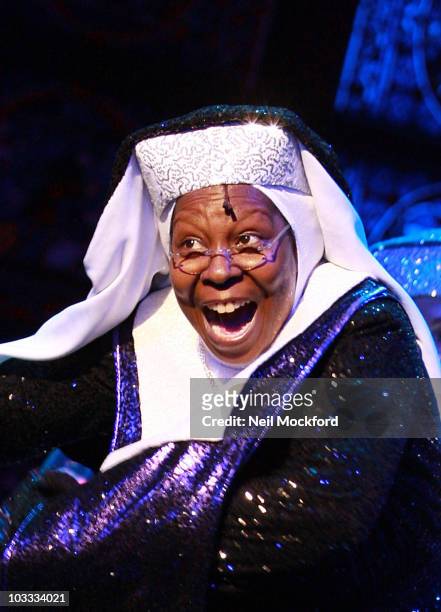 Whoopi Goldberg takes over the role of Mother Superior in Sister Act: The Musical at London Palladium on August 10, 2010 in London, England.