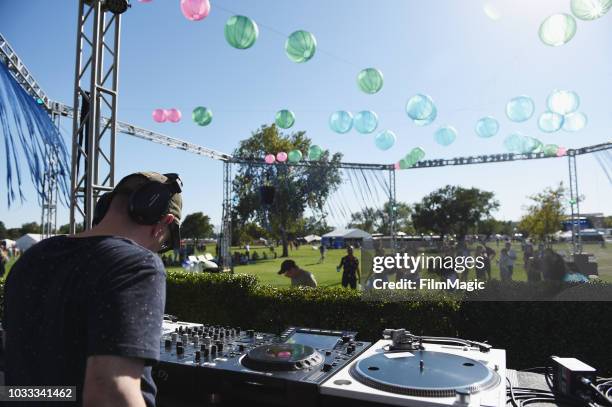 Deep Club Deejays perform in The Break Room during day 1 of Grandoozy on September 14, 2018 in Denver, Colorado.