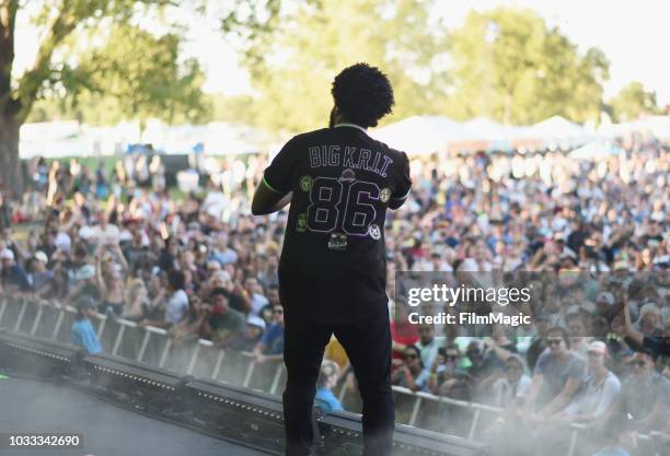 Big K.R.I.T. Performs on the Paper Stage during day 1 of Grandoozy on September 14, 2018 in Denver, Colorado.