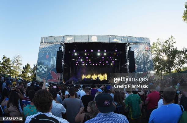 Big K.R.I.T. Performs on the Paper Stage during day 1 of Grandoozy on September 14, 2018 in Denver, Colorado.