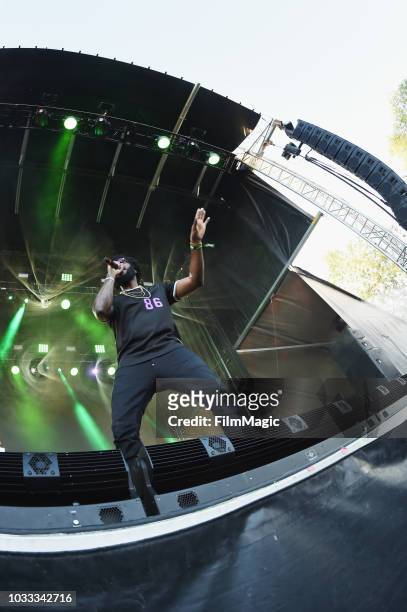 Big K.R.I.T. Performs on the Paper Stage during day 1 of Grandoozy on September 14, 2018 in Denver, Colorado.