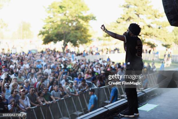 Big K.R.I.T. Performs on the Paper Stage during day 1 of Grandoozy on September 14, 2018 in Denver, Colorado.