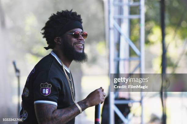 Big K.R.I.T. Performs on the Paper Stage during day 1 of Grandoozy on September 14, 2018 in Denver, Colorado.