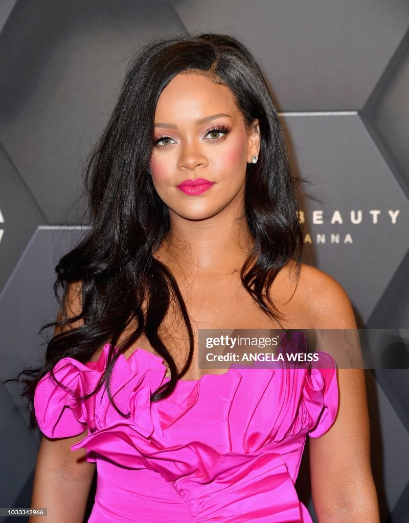 US-ENTERTAINMENT-COSMETICS-RIHANNA