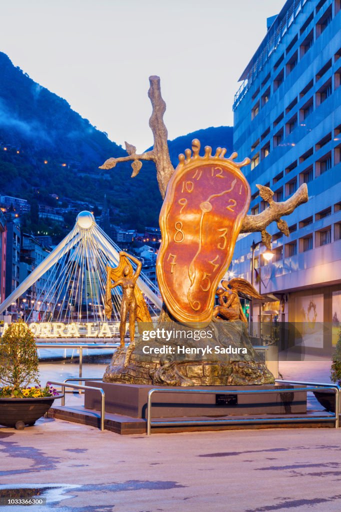 Salvador Dali sculpture in Andorra la Vella